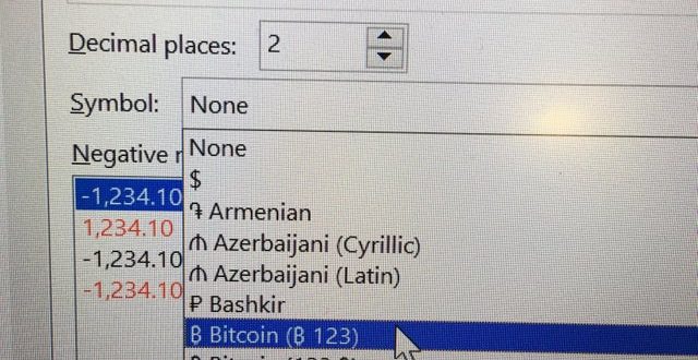 excel bitcoin