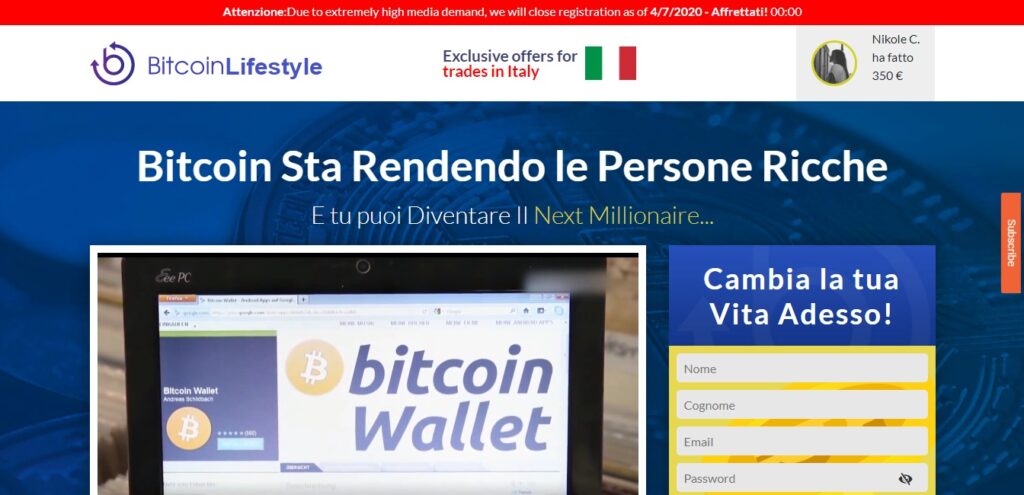 il sito ufficiale di bitcoin lifestyle