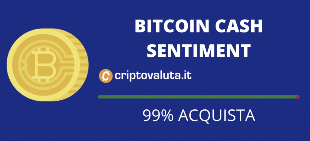 Sentiment mercato Bitcon Cash