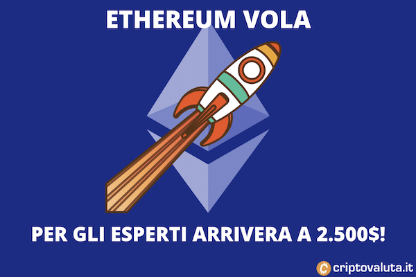 Previsioni al rialzo per Ethereum 2.500 dollari