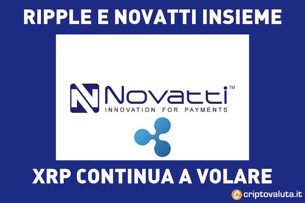 Ripple e Novatti insieme - boom per XRP sul mercato