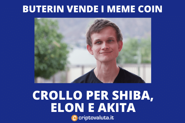 Buterin vende meme token per beneficenza