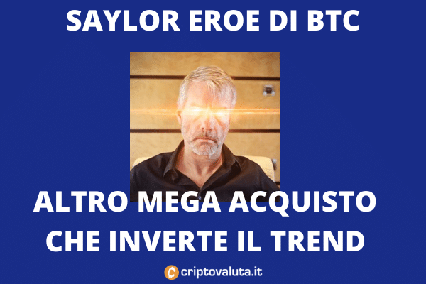 Saylor compra ancora BTC - approfondimento di Criptovaluta.it