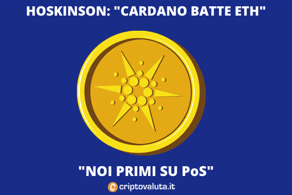 Cardano vs ETH - Hoskinson all'attacco