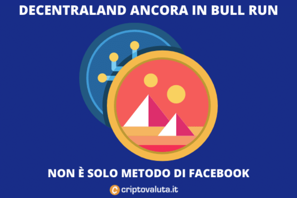 mana di decentraland boom non c e solo facebook e meta