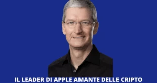 INVESTIMENTI CRIPTO DI TIM COOK