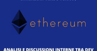 Ethereum vola sul mercato