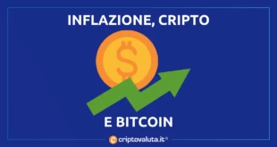 Inflazione Bitcoin e Cripto