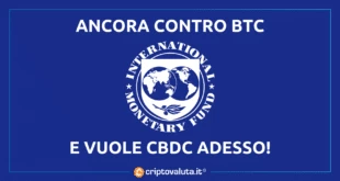 IMF contro BTC