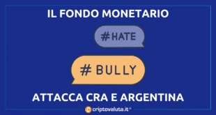 Bullismo IMF Bitcoin