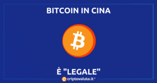 Bitcoin in cina legale