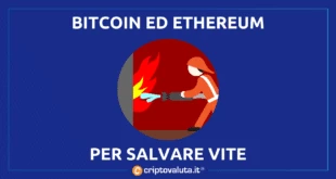 Bitcoin salva vite