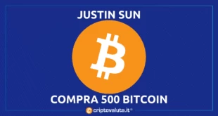 Justin sun compra il dip