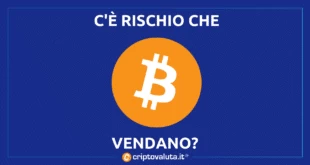 Rischio vendita Bitcoin