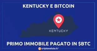 Primo immobile in Bitcoin Kentucky