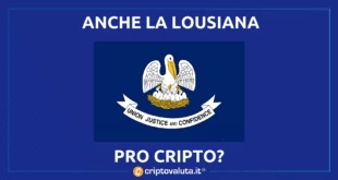 Louisiana punta cripto