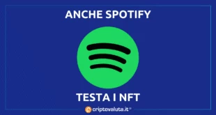 Spotify testa NFT