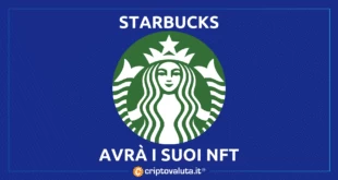 Starbucks pubblica i suoi NFT