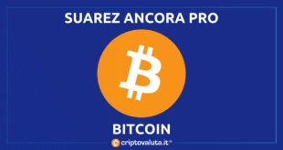 Suarez difende Bitcoin