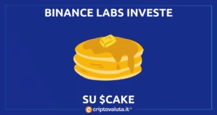 Investimento di Binance in PancakeSwap