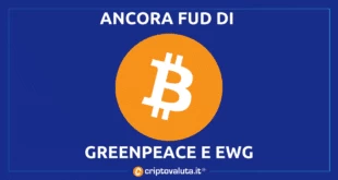 Bitcoin attacco Greenpeace