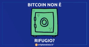 BITCOIN non è rifugio