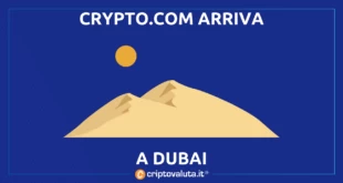 CRYPTO.COM A DUBAI