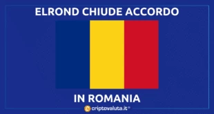 accordo in romania per elrond