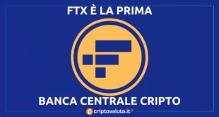 FTX BANCA CENTRALE CRIPTO