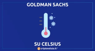 GOLDMAN SACHS CELSIUS