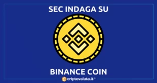 Binance ICO indagine SEC