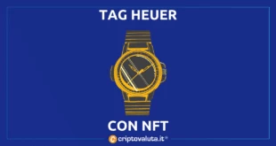 Orologio NFT tag heuer