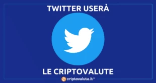 MUSK punta sulle cripto per twitter