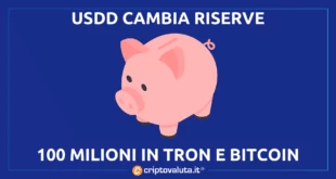 USDD RISERVE BITCOIN