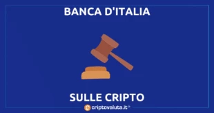 cripto banca italia