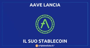 AAVE LANCIA IL SUO STABLECOIN