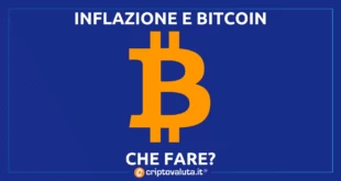 INFLAZIONE CRIPTO COSA FARE