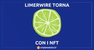 Limewire lancia il suo NFT