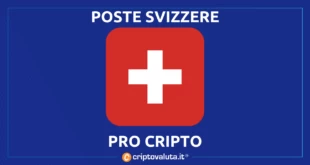 POSTE SVIZZERE CRIPTO