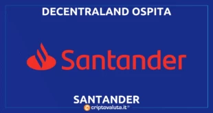 SANTANDER SU DECENTRALAND