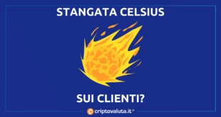 CELSIUS STANGATA CLIENTI