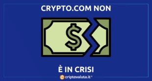 Fallimento Crypto.com bugia