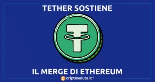 Tether SOstiene EThereum