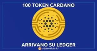 CARDANO ADA LEDGER