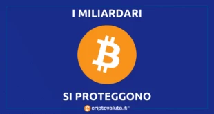 BITCOIN PROTEGGE MILIARDARI