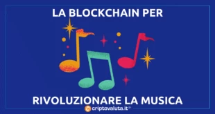 Blockchain cripto NFT Musica