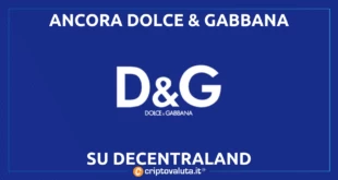 DOLCE E GABBANA DECENTRALAND