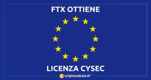 FTX CYSEC LICENZA