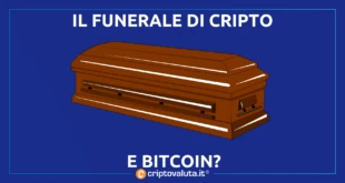 CRISI BITCOIN CRIPTO MORTE