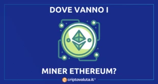 Dove vanno i miner